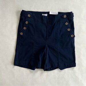 NWT Westbound Woman Navy Blue Marina Shorts Women’s Size 14 W